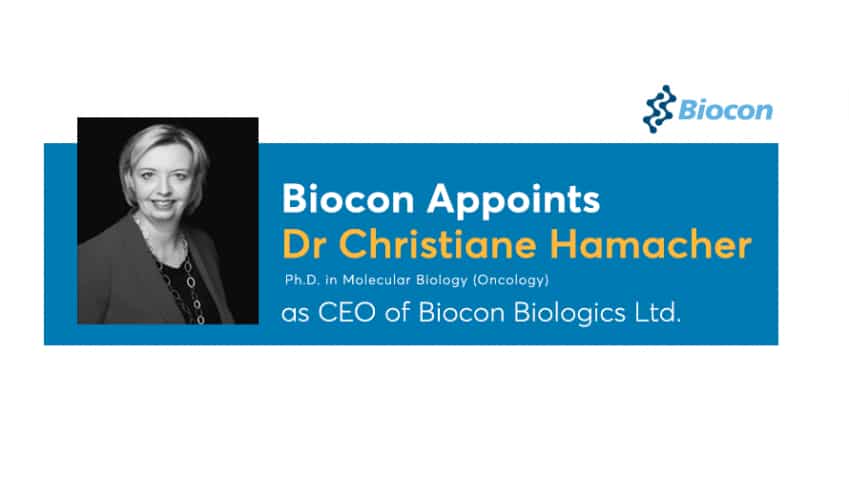 Christiane Hamachar becomes new CEO of Biocon Biologicals Christiane Hamachar becomes new CEO of Biocon Biologicals