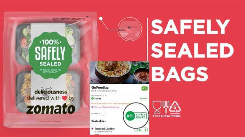 Zomato introduces 100% tamper-proof packaging in 10 cities, plans to launch in 25 more by April