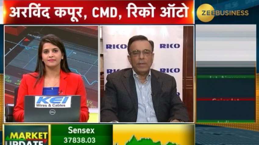 We will be investing Rs 100-125 crores in next fiscal, says Arvind Kapur, Rico Auto