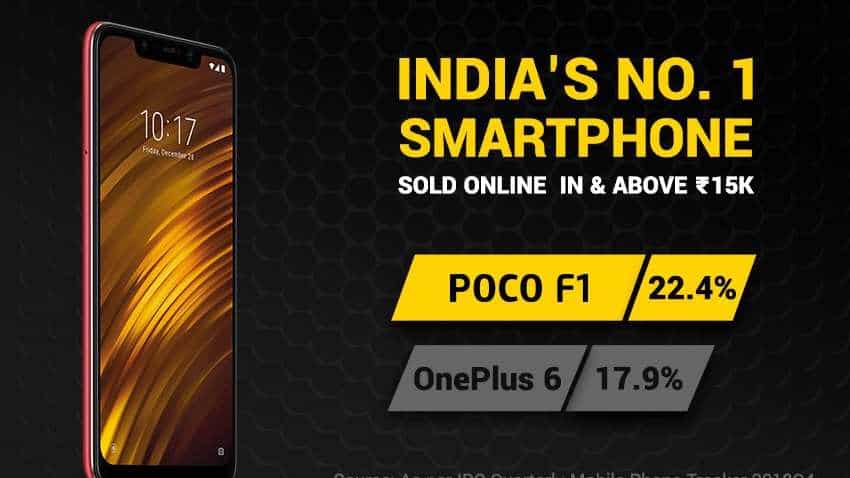 Xiaomi Poco F1 beats OnePlus 6, becomes most sold smartphone in India online Xiaomi Poco F1 beats OnePlus 6, becomes most sold smartphone in India online