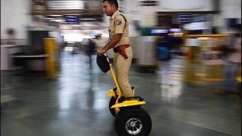 Indian Railways empowers RPF personnel with electric Segway scooters Indian Railways empowers RPF personnel with electric Segway scooters