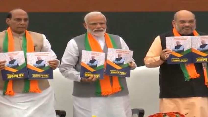 BJP Sankalp Patra for Lok Sabha Elections 2019 Highlights: To revise income tax brackets, give Rs 6,000 income support to farmers