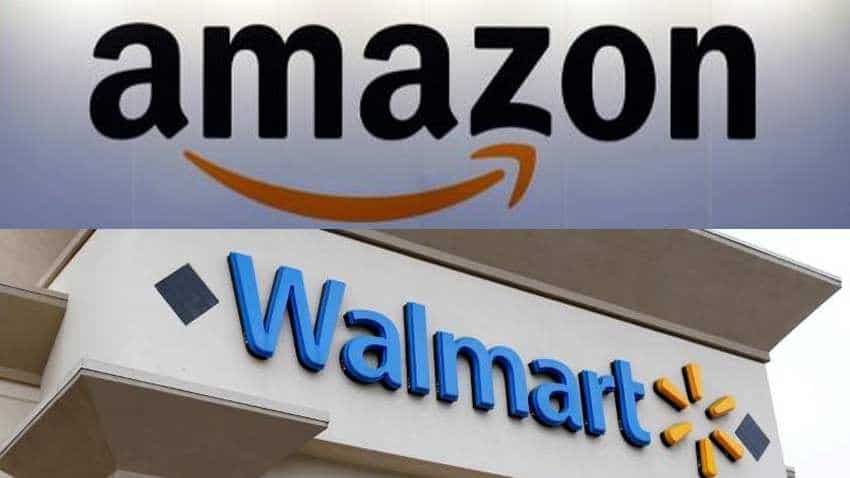 Amazon's Jeff Bezos challenges rivals to raise minimum wages; gets schooled from Walmart on taxes Amazon's Jeff Bezos challenges rivals to raise minimum wages; gets schooled from Walmart on taxes