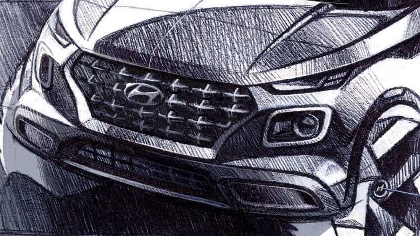 Hyundai Venue Design Sketches Revealed, Global Debut On 17 April - ZigWheels