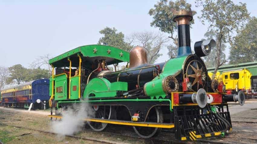 Models of steam engine, rail coach in focus on Heritage Day Models of steam engine, rail coach in focus on Heritage Day