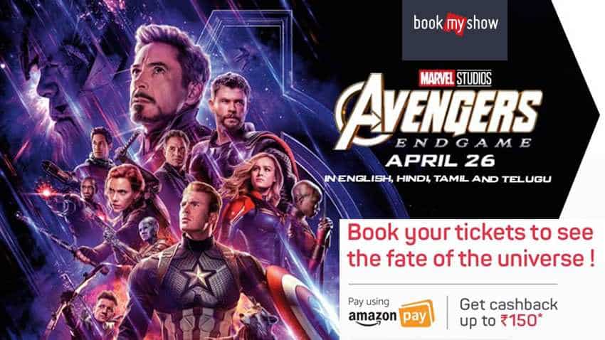 Avengers: Endgame Tickets BookMyShow Offer: Get up to Rs 150 cashback - How you should make payment