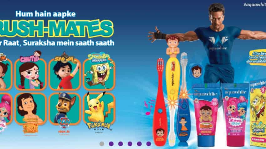 Aquawhite partners with Peppa Pig, Angry Bird, Hello Kitty for kids oral care range 