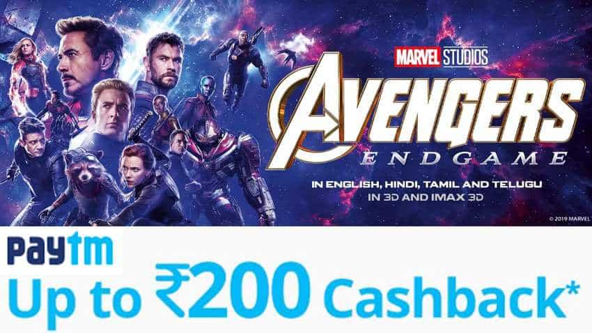Avengers: Endgame Tickets Paytm Offer Advance Booking: Up to Rs 200 cashback - Here is CODE
