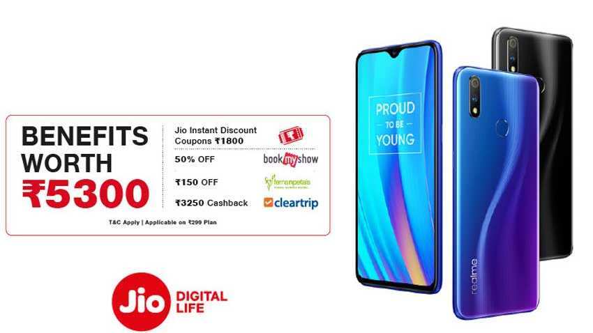 Jio Realme Youth Offer Get Benefits Worth Rs 5300 On Realme 3 Pro Other Smartphones Zee Business Jio fibernet cities jio free for months form 15 august 2018. benefits worth rs 5300 on realme 3 pro