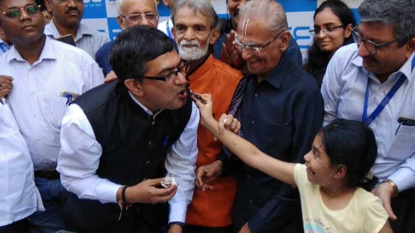 WATCH: BSE celebrates as Sensex touches 40,000 mark on Lok Sabha election result day