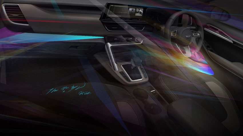 Kia SUV is coming! Want to see how it looks from inside? Bold! Check images of interior design, infotainment