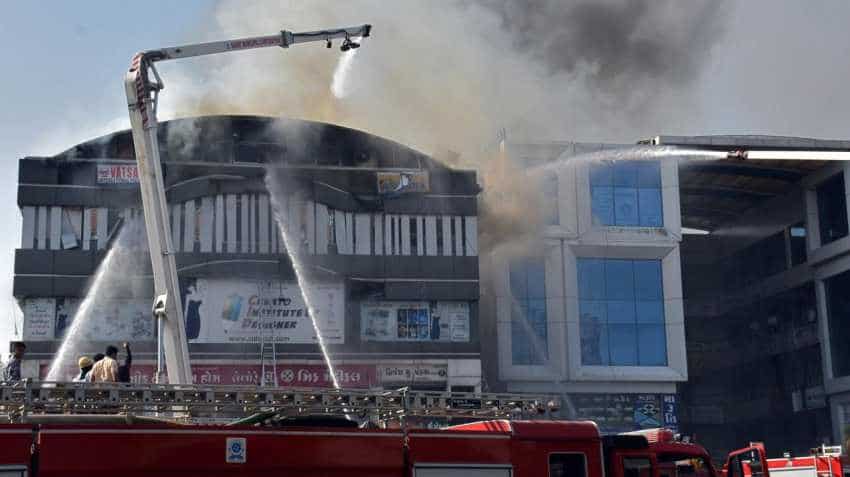 Surat fire tragedy: Death toll rises to 23, two students on ventilator Surat fire tragedy: Death toll rises to 23, two students on ventilator