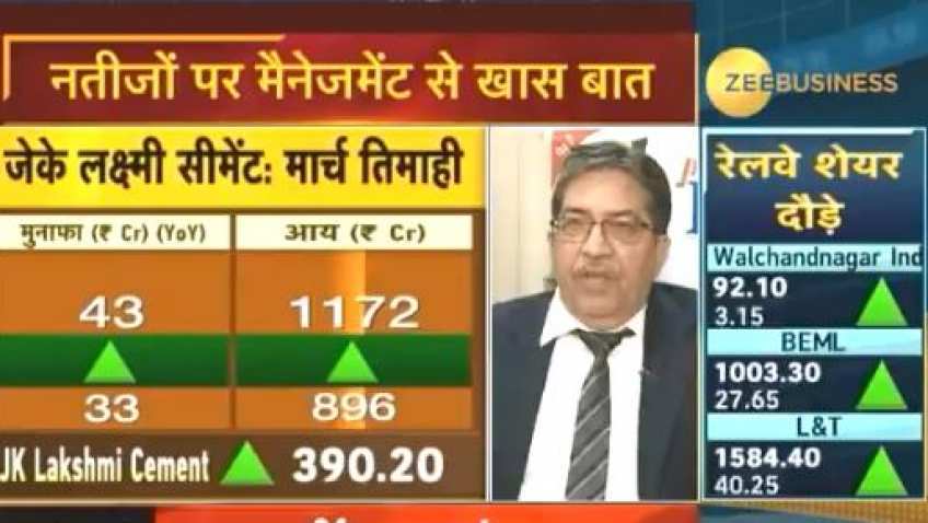 JK Lakshmi Cement Q4 volume grows 32%, annual sales up by 13%: Shailendra Chowksey