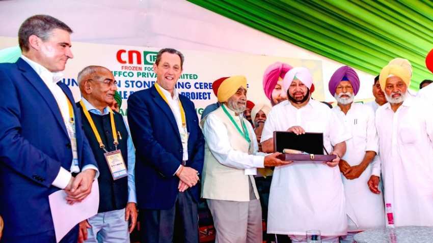 Foundation stone of Rs 550 Crore CN-IFFCO Food Processing Plant laid in Ludhiana