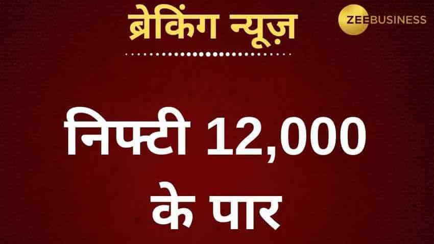 Nifty crosses 12,000 mark ahead of RBI policy meet Nifty crosses 12,000 mark ahead of RBI policy meet