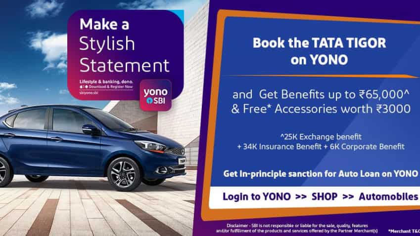 Want to buy Tata Tigor? SBI Yono offers discount of up to Rs 69,000 - Know how to avail Want to buy Tata Tigor? SBI Yono offers discount of up to Rs 69,000 - Know how to avail