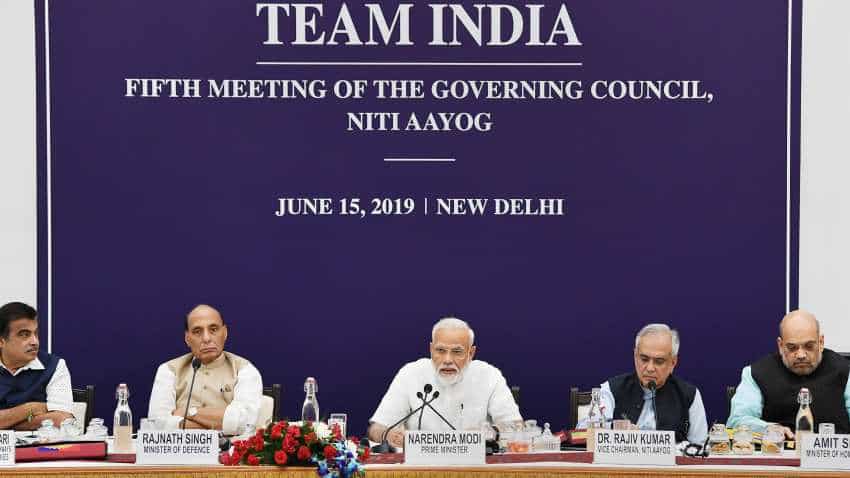 Niti Aayog Meeting: PM Modi sets goal of making India $5 tn economy with concerted efforts of states