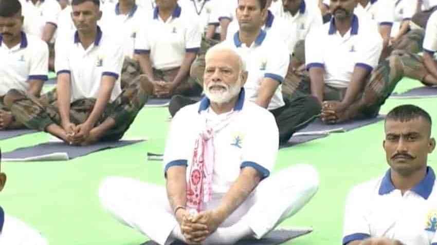 International Yoga Day 2019: PM Narendra Modi performs yoga with 30,000 people in Ranchi, urges them to embrace it