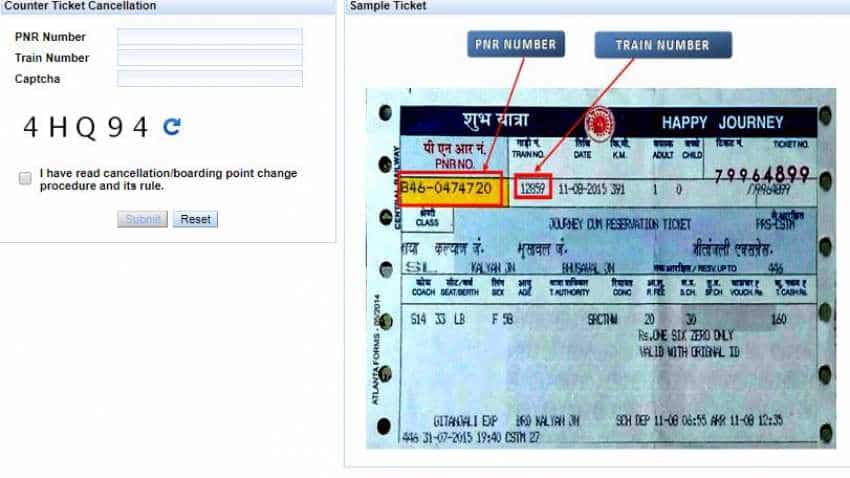 Counter ticket cancellation: On IRCTC website, here is how you can get ticket cancelled and refund too  