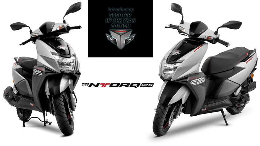 TVS NTORQ 125 is now available in Matte Silver colour option too - This is how &#039;Scooter of the Year&#039; looks - SEE PICS
