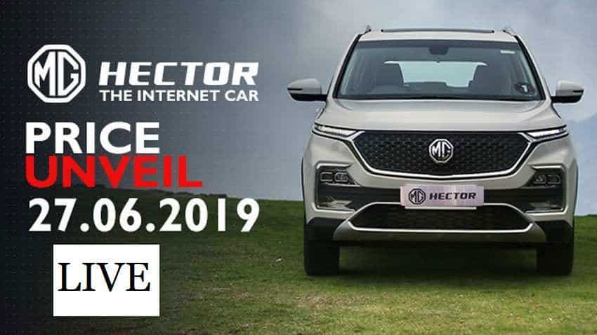 LIVE: MG Hector Launch, Price Announcement - Catch Latest Updates Here LIVE: MG Hector Launch, Price Announcement - Catch Latest Updates Here