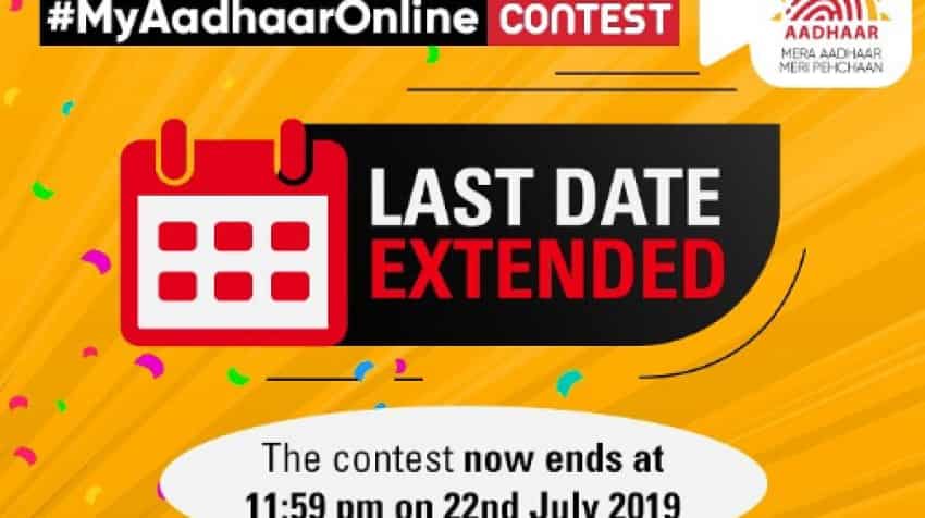 My Aadhaar Online contest: Chance to win up to Rs 30,000! Offer extended, check how you can participate My Aadhaar Online contest: Chance to win up to Rs 30,000! Offer extended, check how you can participate