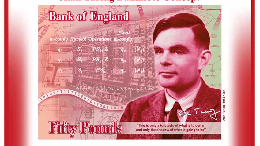 UK computer pioneer Alan Turing face of 50 pound note UK computer pioneer Alan Turing face of 50 pound note