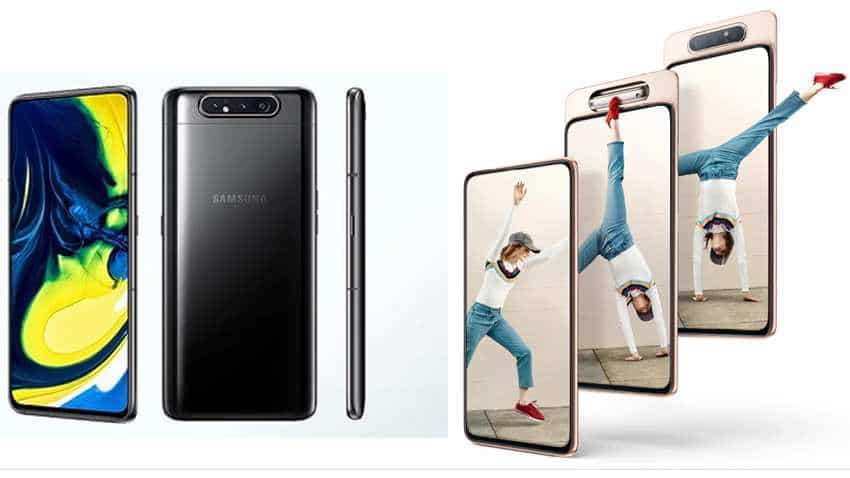 Samsung Galaxy A80 with world's first rotating triple camera launched in India, priced at Rs 47,990 Samsung Galaxy A80 with world's first rotating triple camera launched in India, priced at Rs 47,990