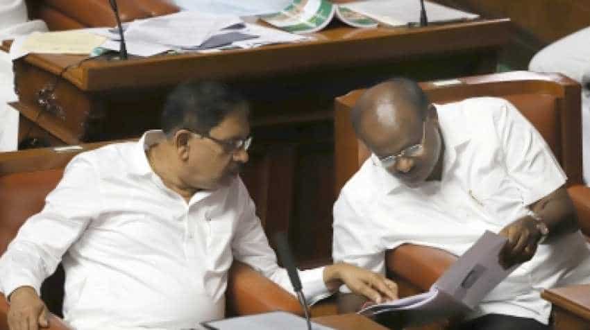 Karnataka Assembly floor test: Trust vote looming over Kumaraswamy government Karnataka Assembly floor test: Trust vote looming over Kumaraswamy government