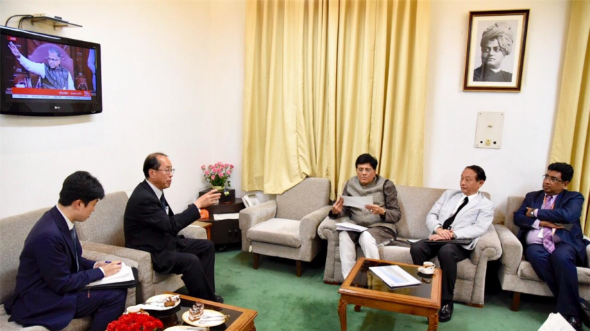 Bullet train: Piyush Goyal, top Japanese official discuss Mumbai-Ahmedabad high-speed rail project progress Bullet train: Piyush Goyal, top Japanese official discuss Mumbai-Ahmedabad high-speed rail project progress