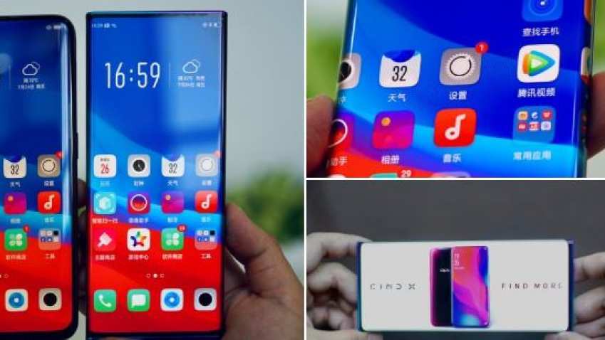 WATCH: And, the innovation continues! Oppo shows off &#039;Waterfall Screen&#039; expected to be launched in 2020