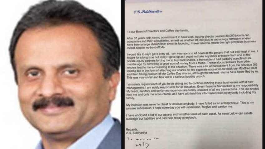VG Siddhartha missing case: From harassment to unfair treatment, startling claims made in the letter