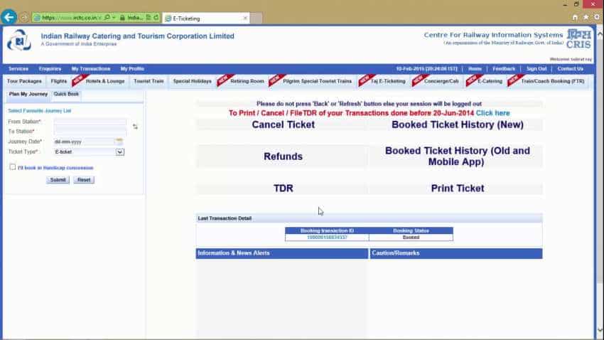 How to cancel Indian Railways e-tickets: Check IRCTC refund rules