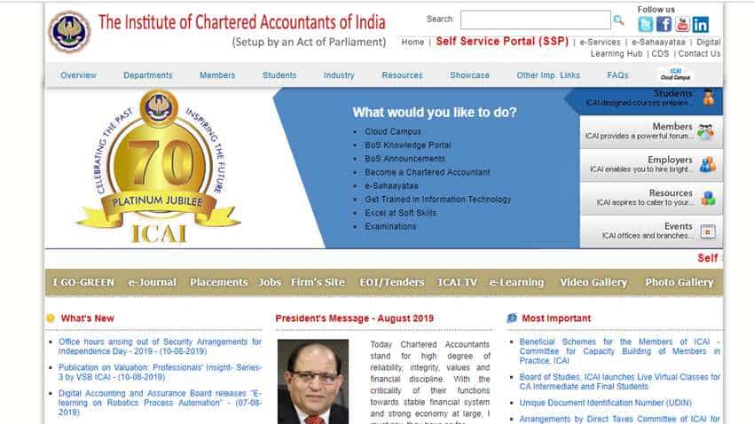 ICAI CA result 2019: Final, Foundation result out shortly at icai.nic.in, caresults.icai.org: Here is how to download ICAI CA result 2019: Final, Foundation result out shortly at icai.nic.in, caresults.icai.org: Here is how to download