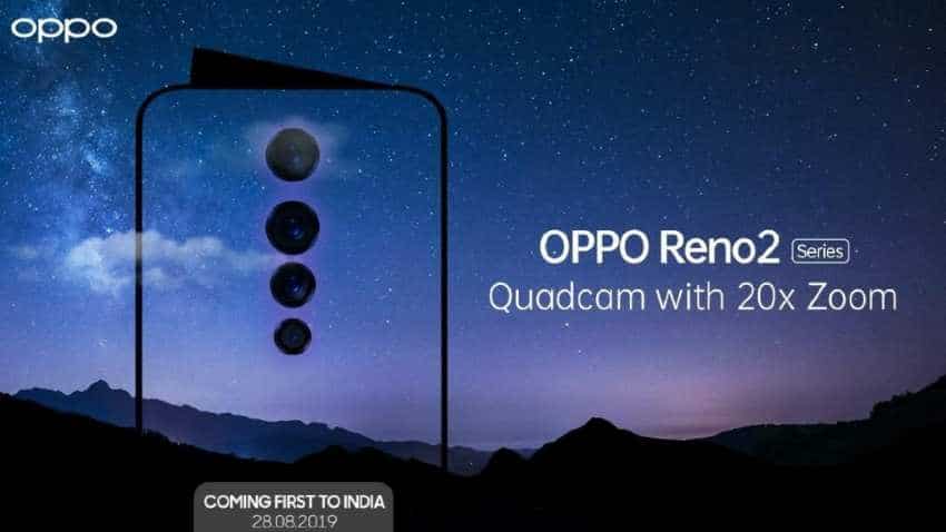 OPPO Reno 2 series with Quad cam coming in Aug; to be unveiled in India first OPPO Reno 2 series with Quad cam coming in Aug; to be unveiled in India first