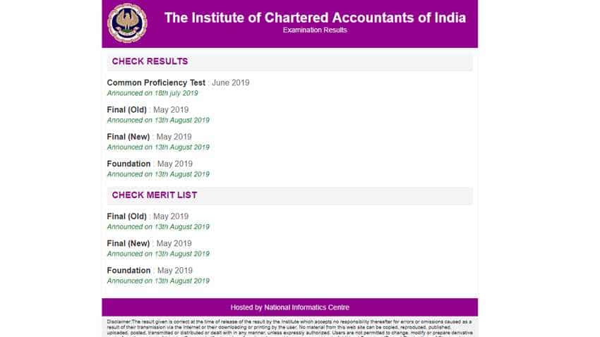 ICAI CA Intermediate Result May 2019 out soon at icai.nic.in, icaiexam.icaiorg: Students alert! Here is how to check