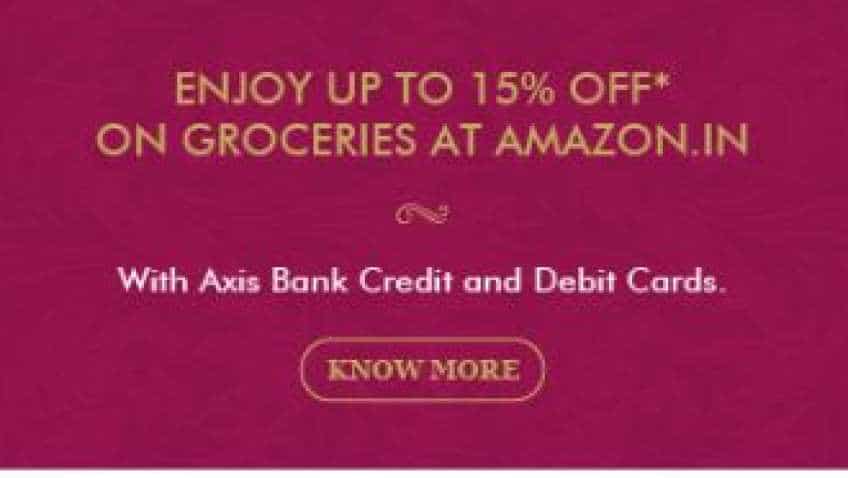 Axis Bank credit card, debit card discount offer: Get up to 15% off on these products at Amazon 