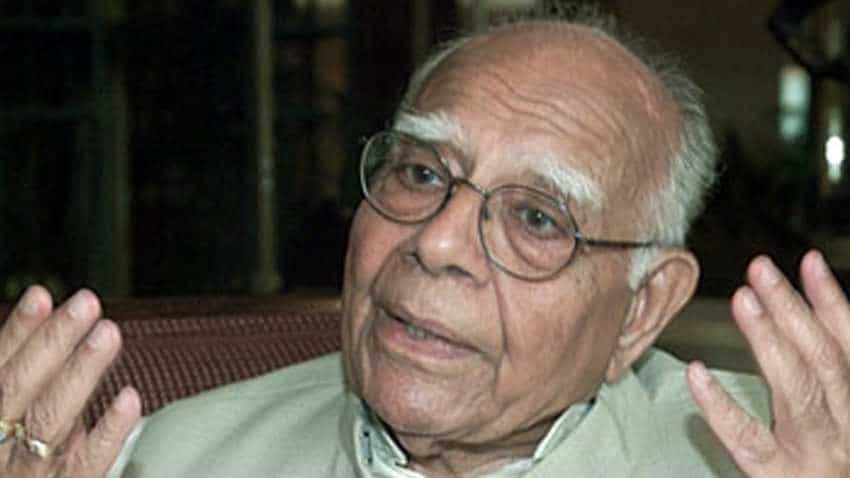 Veteran criminal lawyer Ram Jethmalani passes away at 95 Veteran criminal lawyer Ram Jethmalani passes away at 95