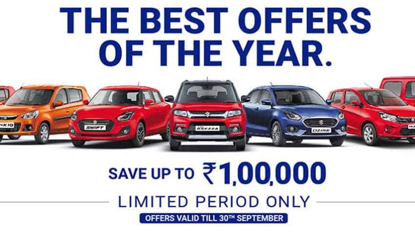  BIG DISCOUNTS on cars! Up to Rs 1 lakh off on Maruti Suzuki models