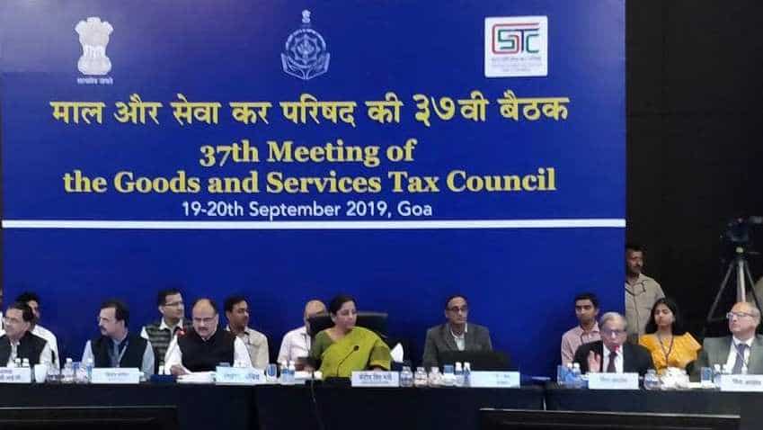 GST Council meeting: Nirmala Sitharaman says rate on hotel room tariffs from Rs 1,001 to Rs 7,500 cut to 12% GST Council meeting: Nirmala Sitharaman says rate on hotel room tariffs from Rs 1,001 to Rs 7,500 cut to 12%