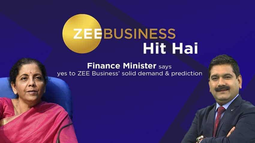 Zee Business Hit Hai: Sensex 928 points up, Nifty gains 273 points after Nirmala Sitharaman&#039;s corp tax cuts