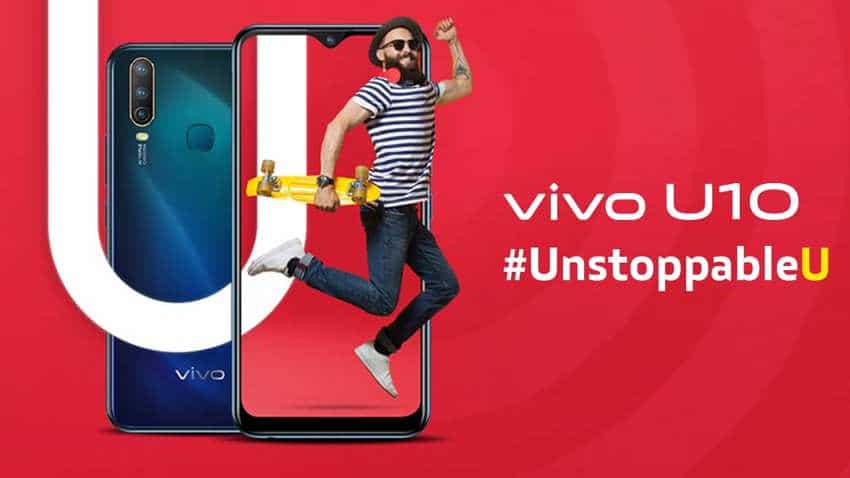 Vivo U10 with triple rear camera launched in India at under Rs 10,000 Vivo U10 with triple rear camera launched in India at under Rs 10,000
