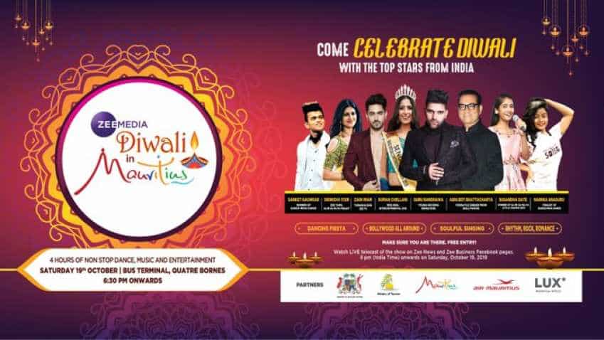 Zee Media Diwali in Mauritius: GALA EVENT! Entry is free, enjoy songs, and rock till you drop - All you need to know Zee Media Diwali in Mauritius: GALA EVENT! Entry is free, enjoy songs, and rock till you drop - All you need to know