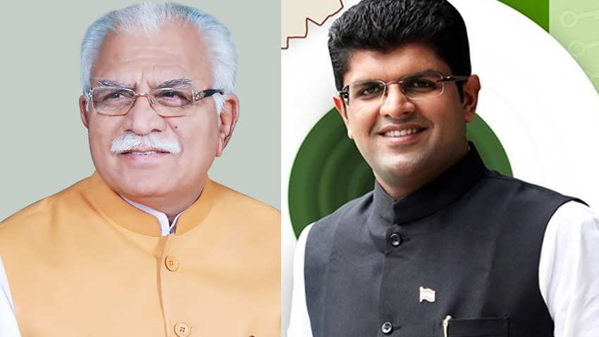 Oath-taking ceremony: Check date, time, place - Khattar to be Haryana CM, Dushyant Chautala will be Deputy CM Oath-taking ceremony: Check date, time, place - Khattar to be Haryana CM, Dushyant Chautala will be Deputy CM