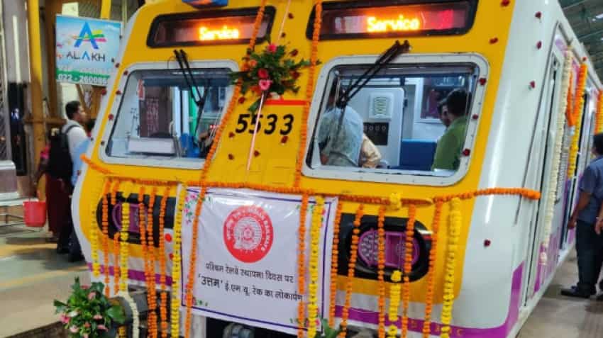 Mumbai local: Western Railway launches Uttam rake on 69th Foundation Day Mumbai local: Western Railway launches Uttam rake on 69th Foundation Day
