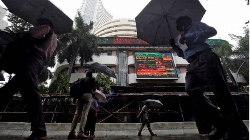 Sensex scales all-time high, Nifty climbs 12K; Jindal Steel &amp; Power, Indiabulls Real Estate stocks gain