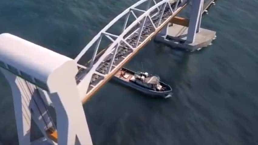 WATCH: How India&#039;s first moving bridge will look and function
