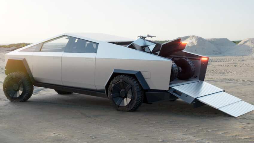 Ambitious Tesla Cybertruck inspired by James Bond film 'The Spy Who Loved Me' unveiled by Elon Musk Ambitious Tesla Cybertruck inspired by James Bond film 'The Spy Who Loved Me' unveiled by Elon Musk