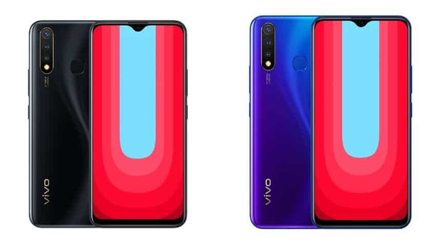 vivo U20 with 5000 mAh battery, up to 4GB RAM launched in India starting at Rs 10,990