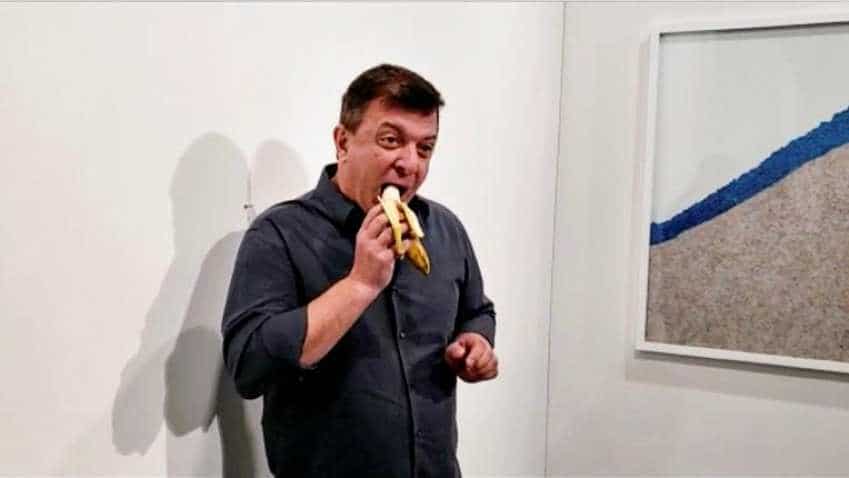 Man who ate $120,000 banana at art show says ''I''m not sorry'' Man who ate $120,000 banana at art show says ''I''m not sorry''